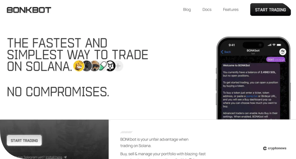 BONKbot Solana Volume Trading Bot