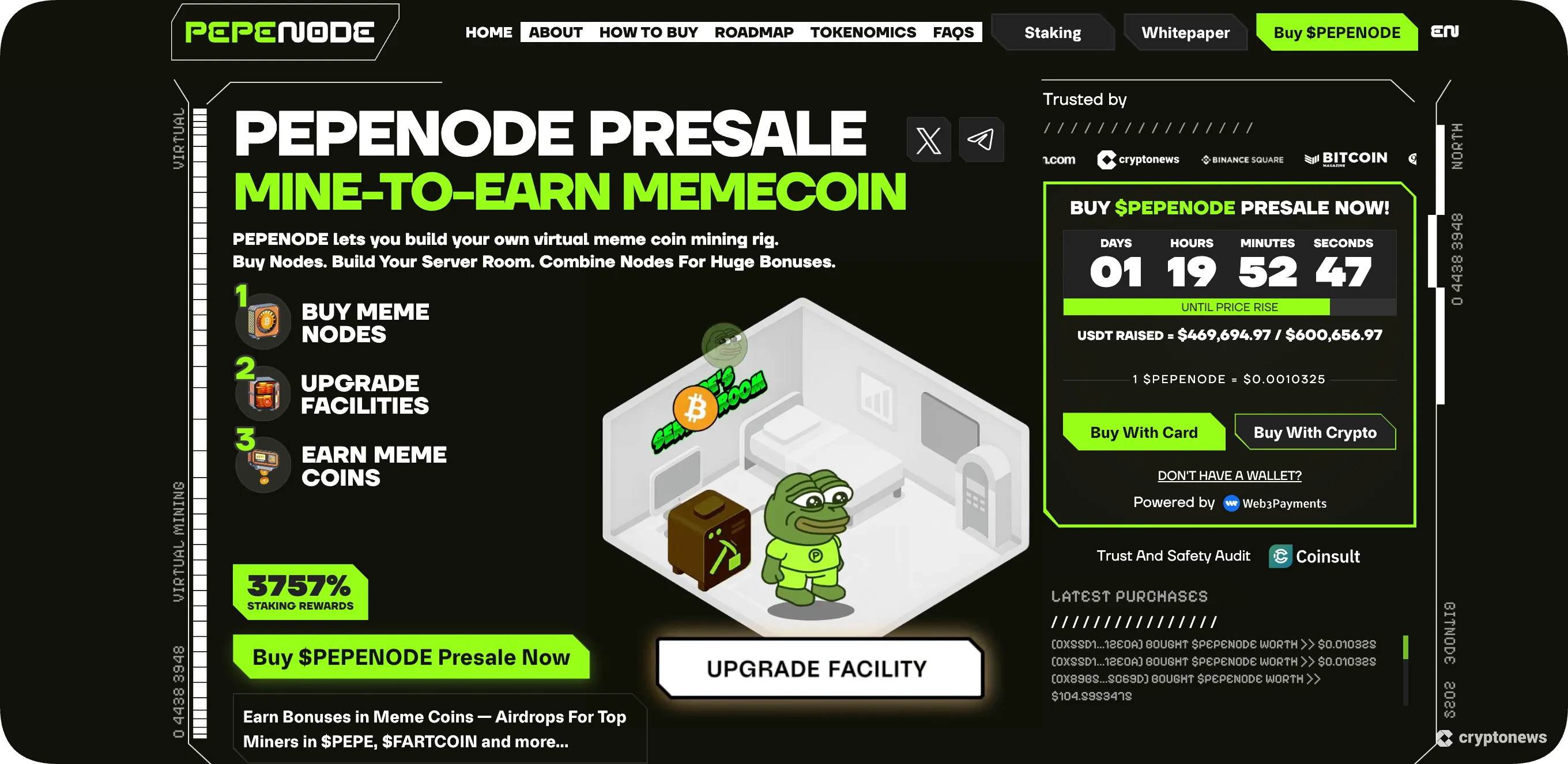 presale pepenode alternative to blockdag