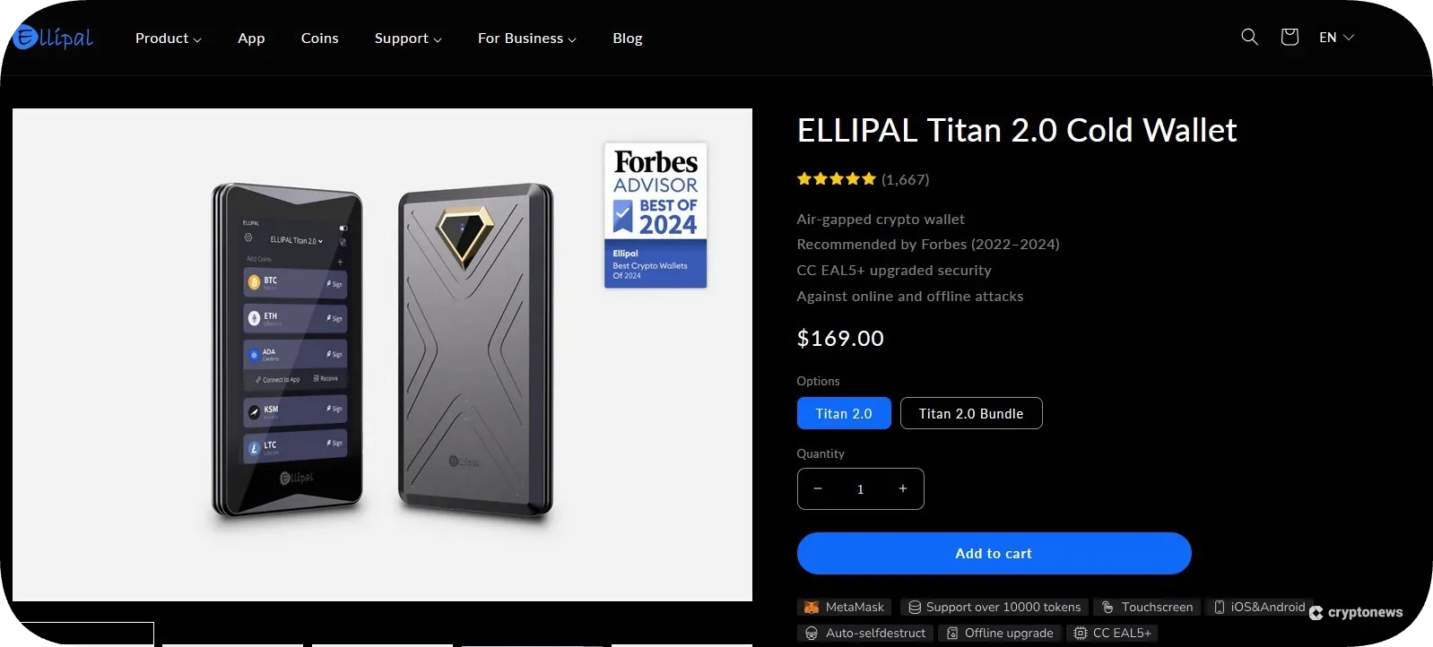 the best DeFi Wallet for Multi‑Asset Management is ellipal