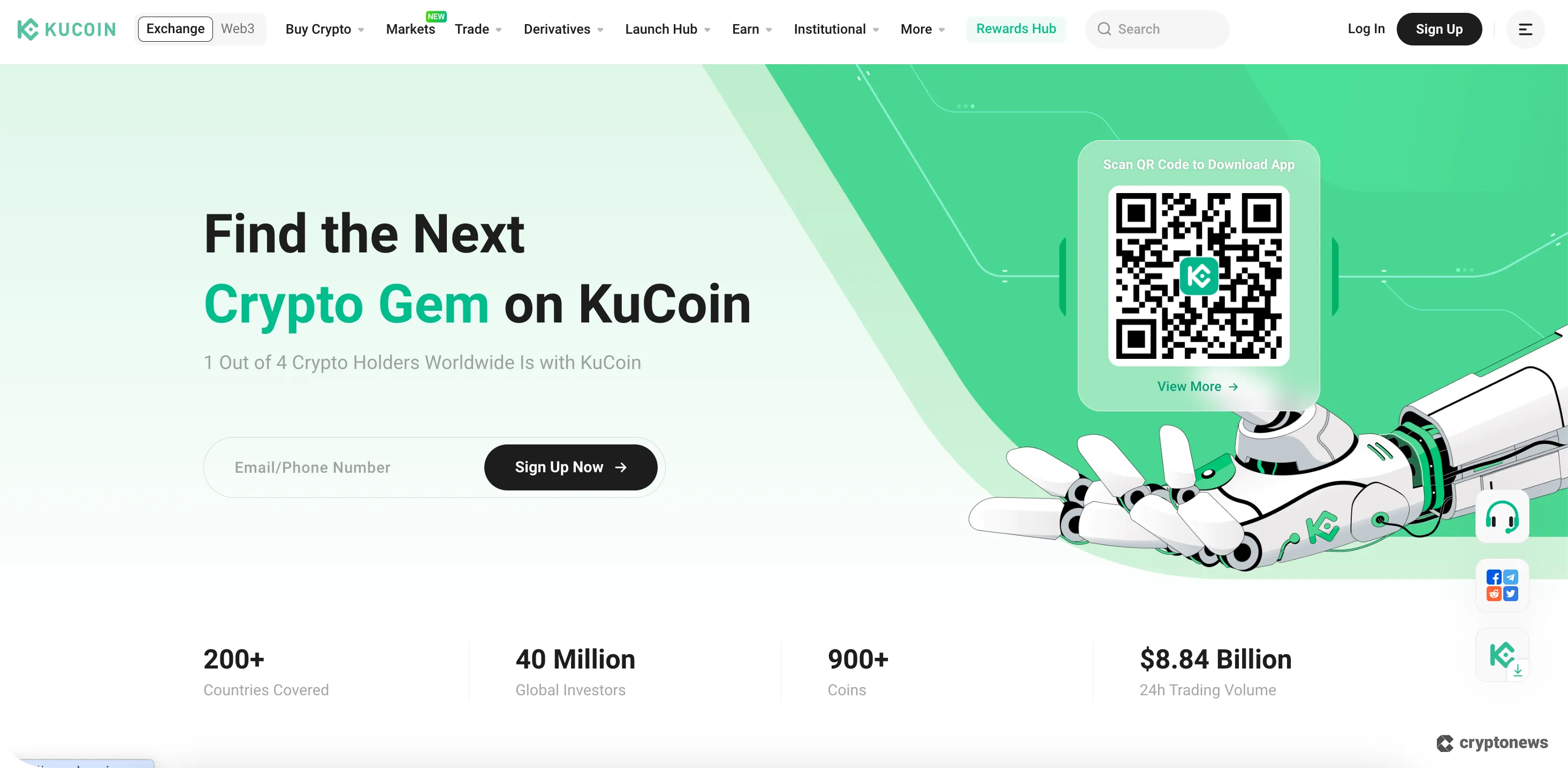 centralized exchanges like kucoin