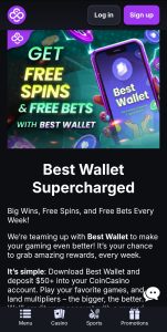 free spins coincasino