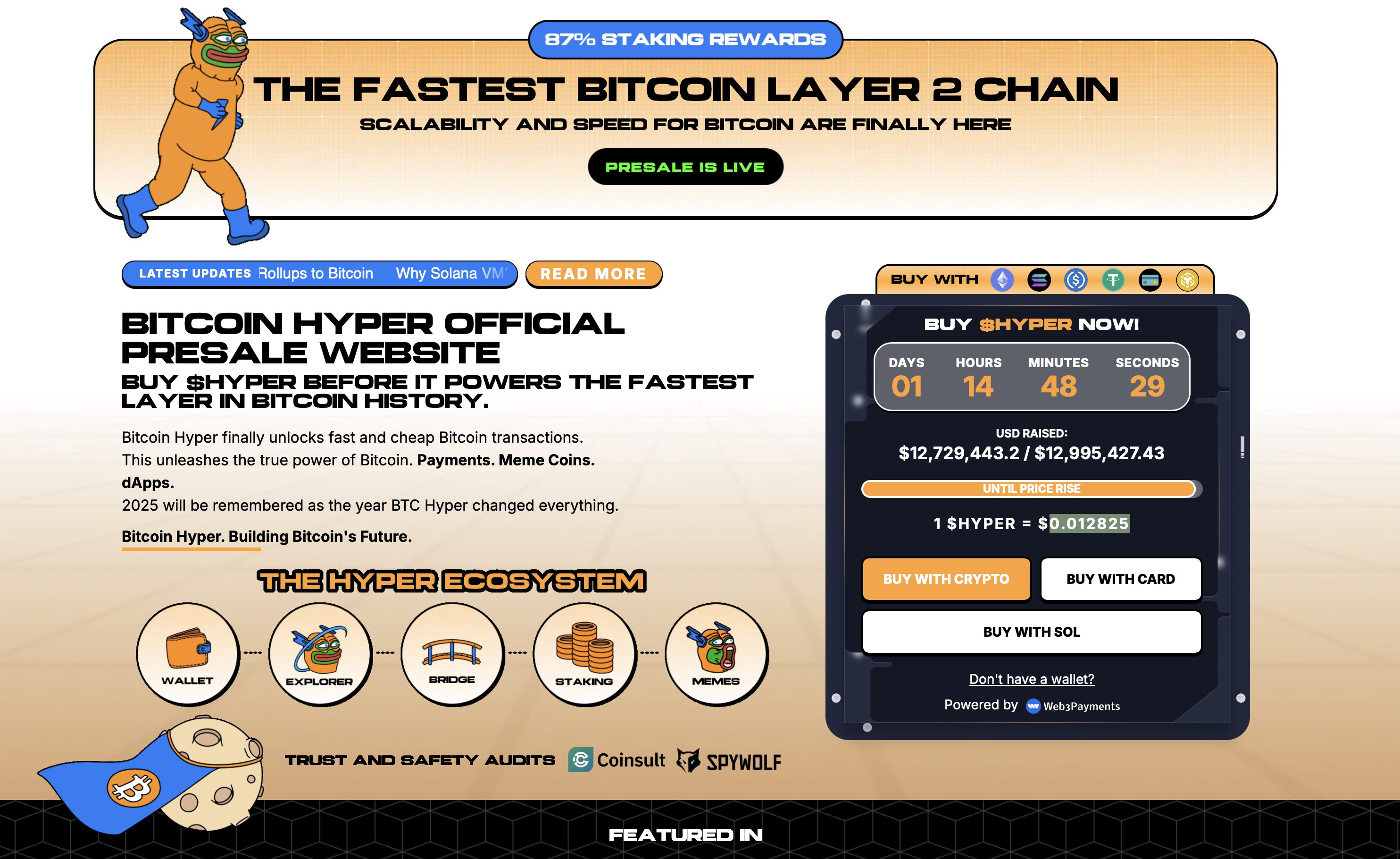 Bitcoin Hyper website - next 100x crypto to buy.
