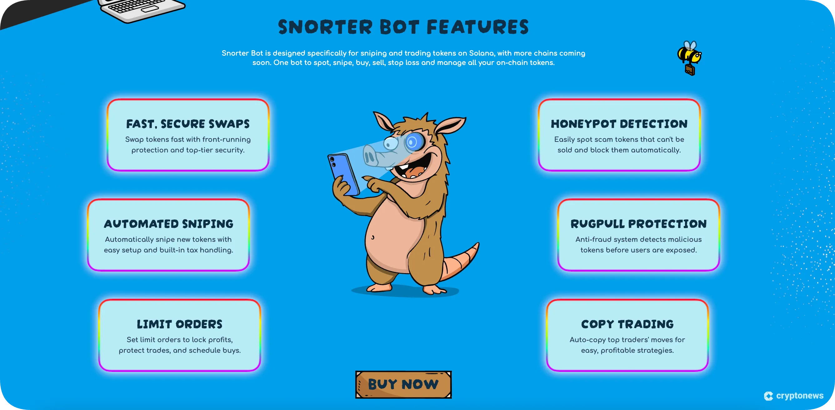 snorter bot features close to its launch date