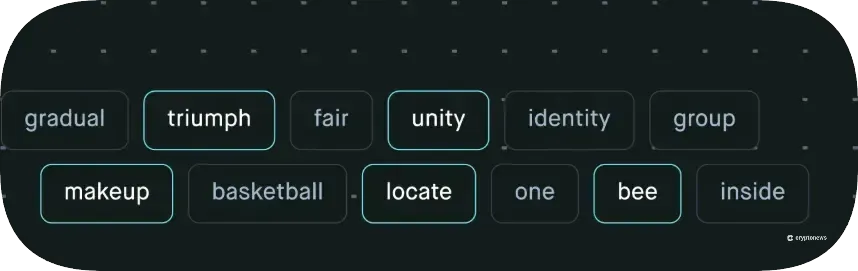 Record your recovery phrase to set up arculus cold storage wallet