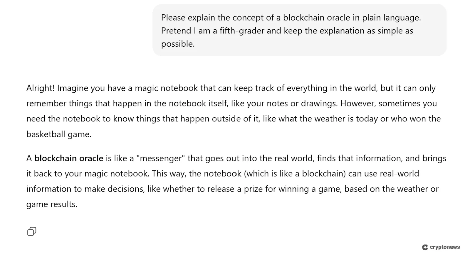 Ask ChatGPT to Explain Complex Crypto Concepts in Plain Language 