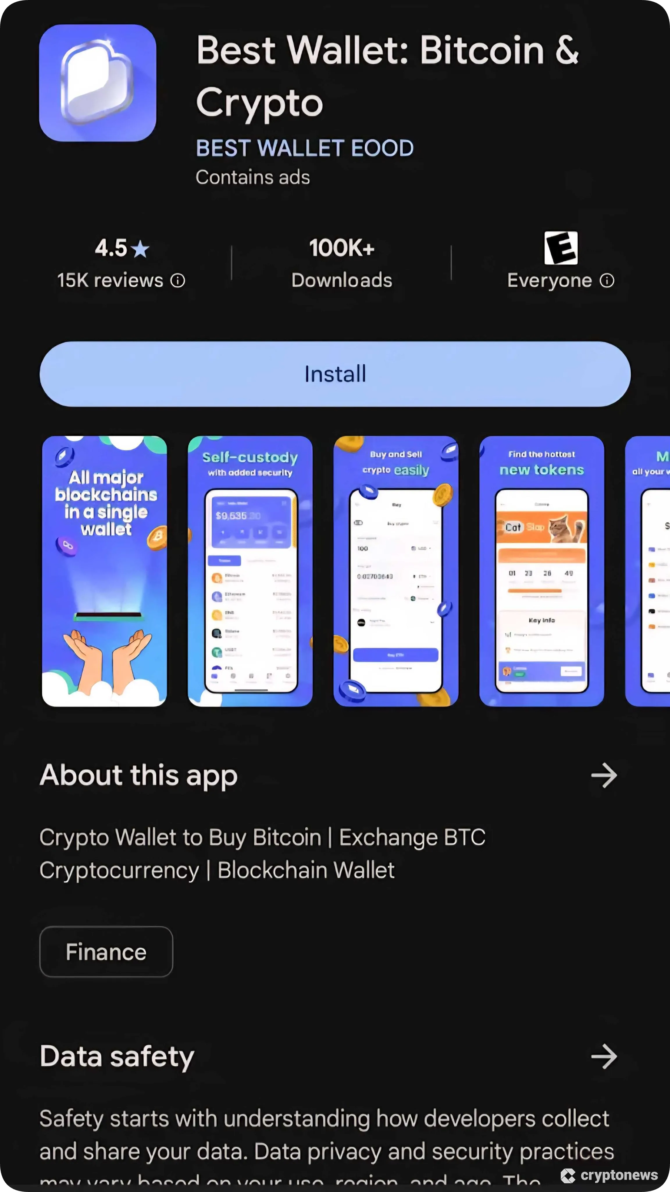 the first step to Use a Fiat-to-Crypto Exchange is to download best wallet
