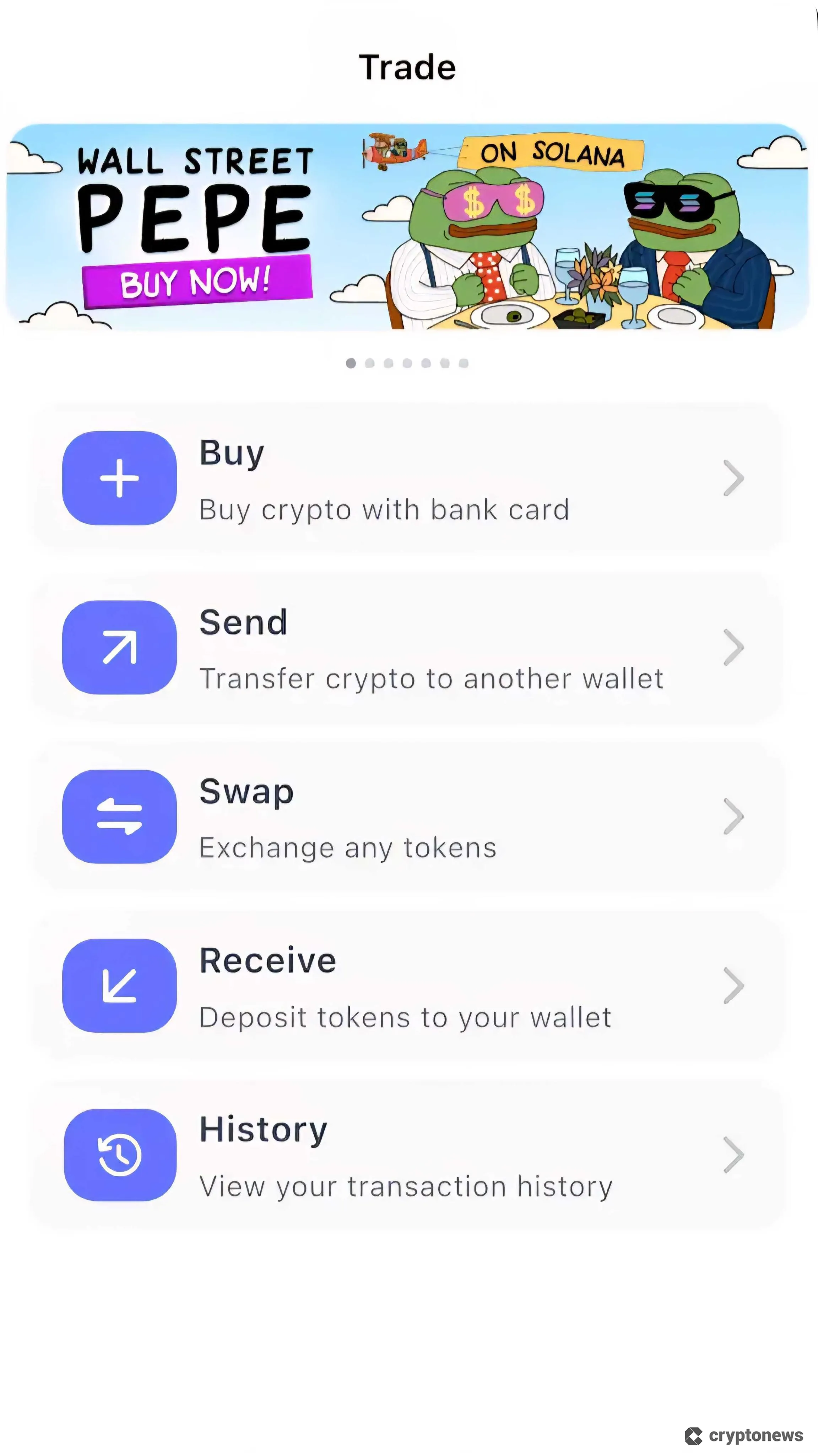 the third step to Use a Fiat-to-Crypto Exchange is to choose a token to purchase