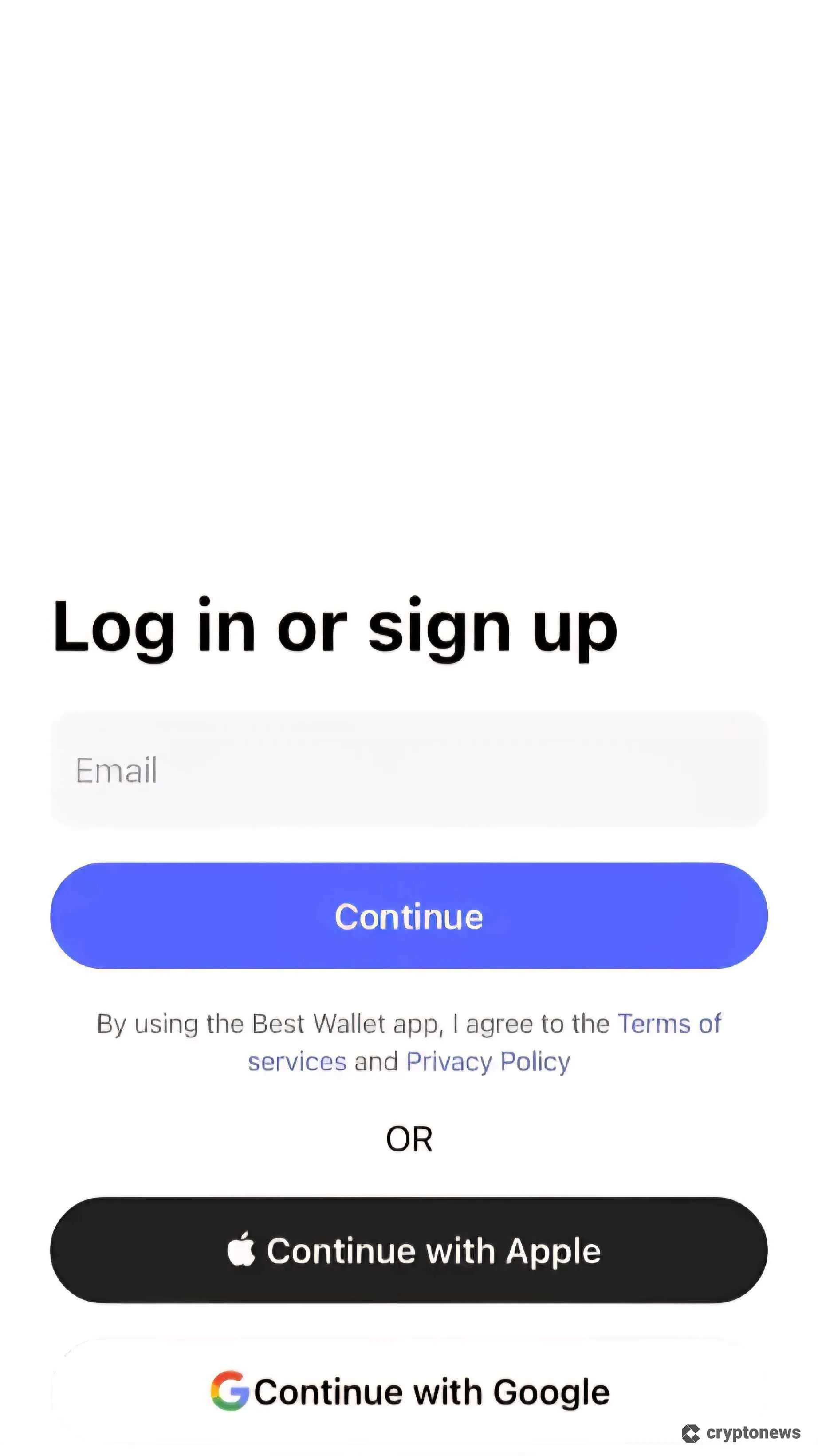 the second step to Use a Fiat-to-Crypto Exchange is to log in