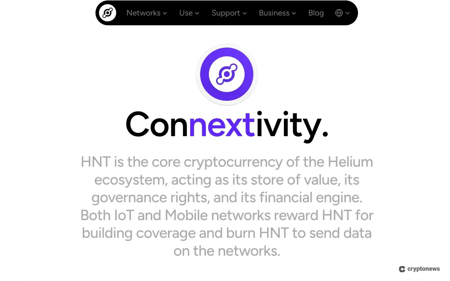 helium main page screenshot