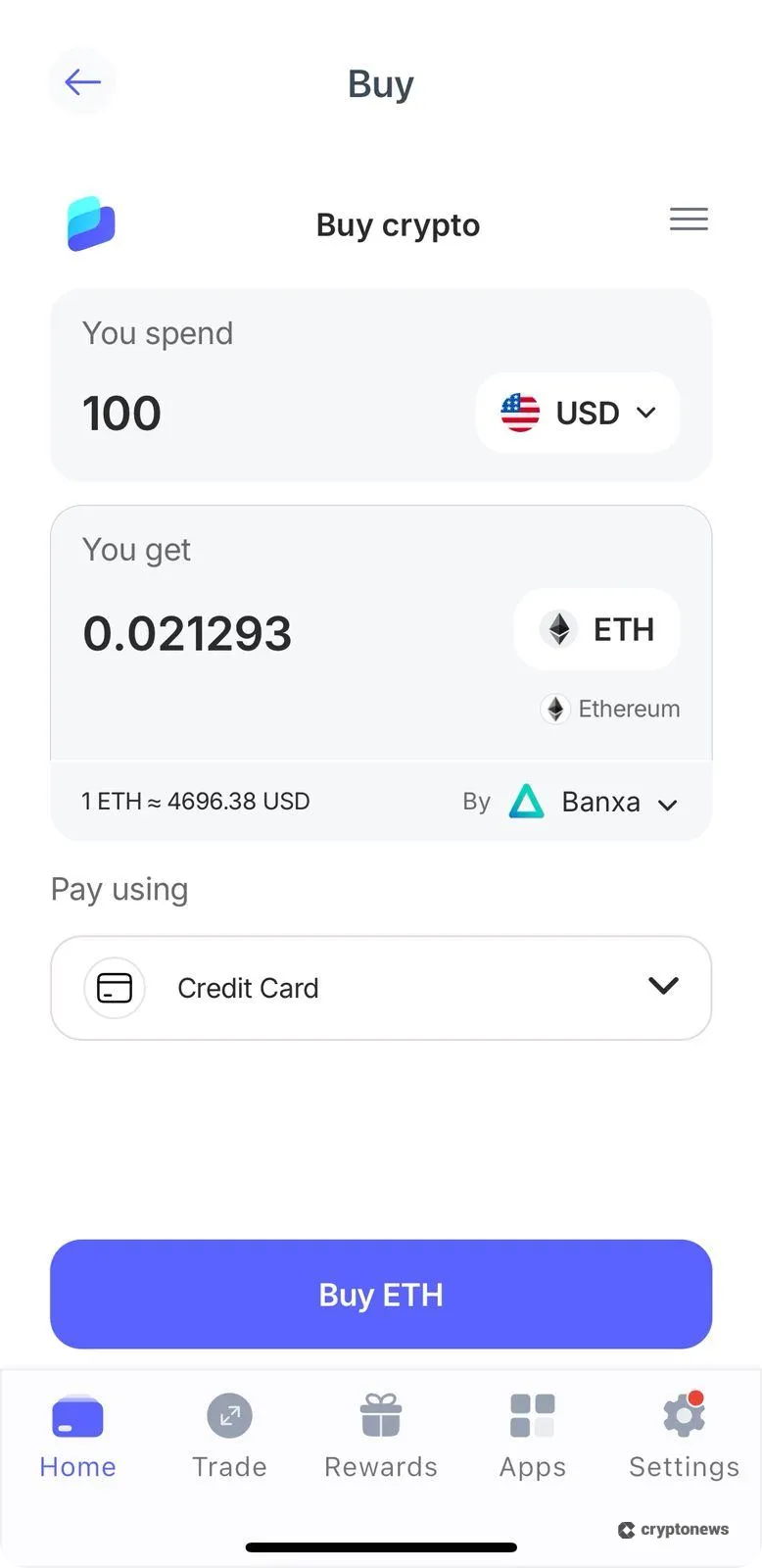 how to buy eth with best wallet