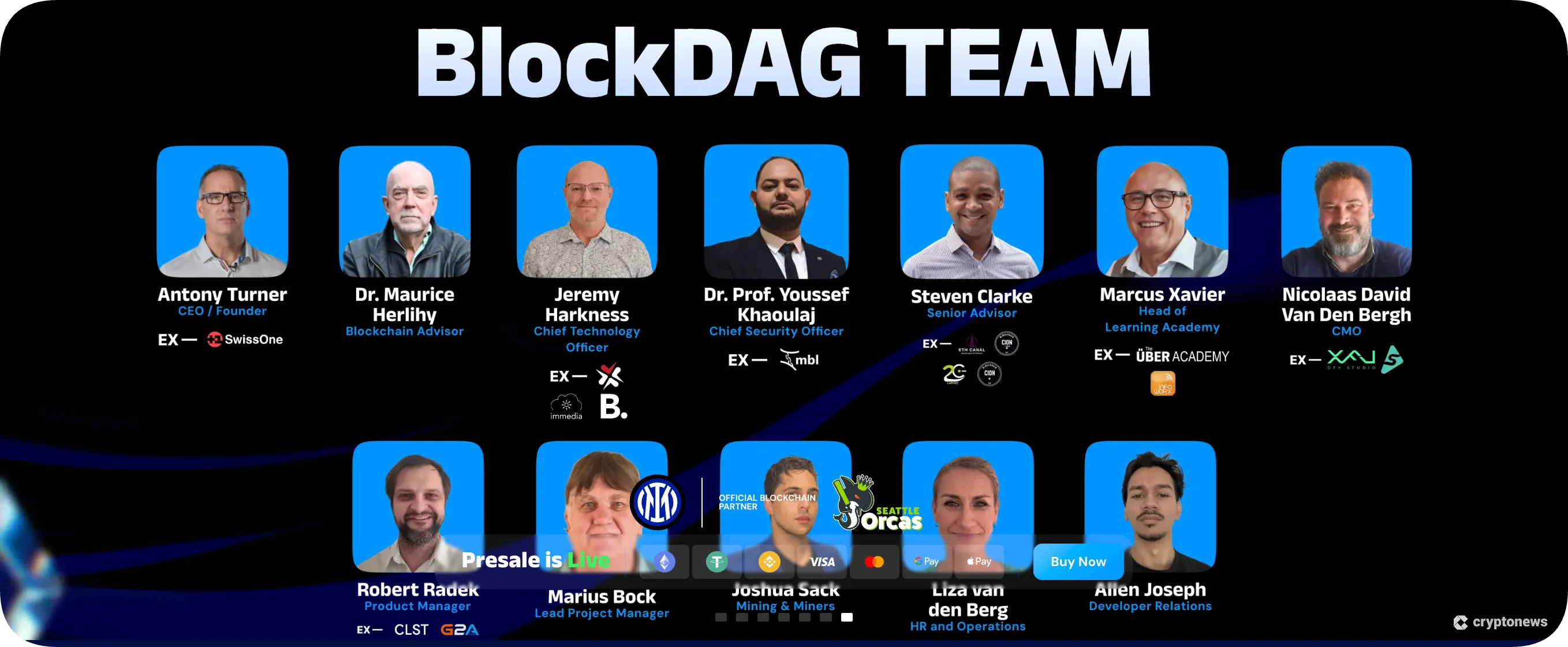 the team behind blockdag