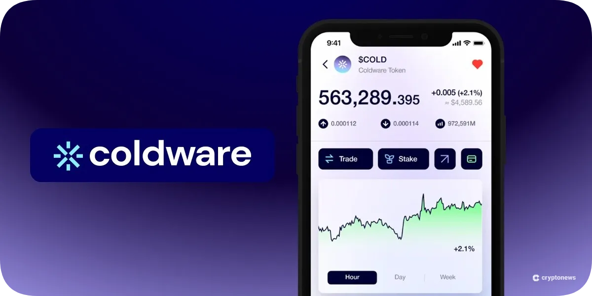  screenshot of the new presale project coldware 