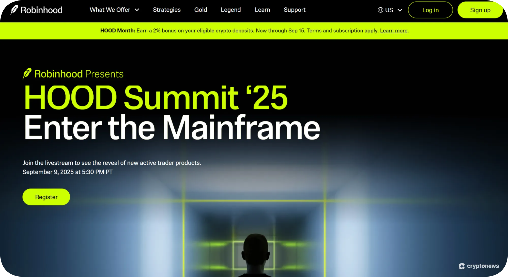 robinhood official website