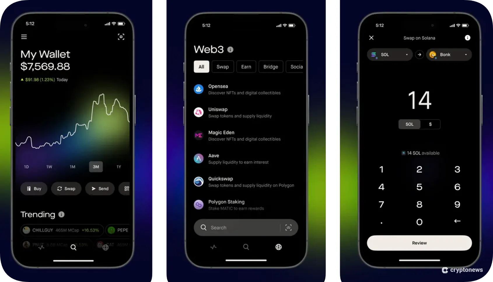 robinhood wallet interface