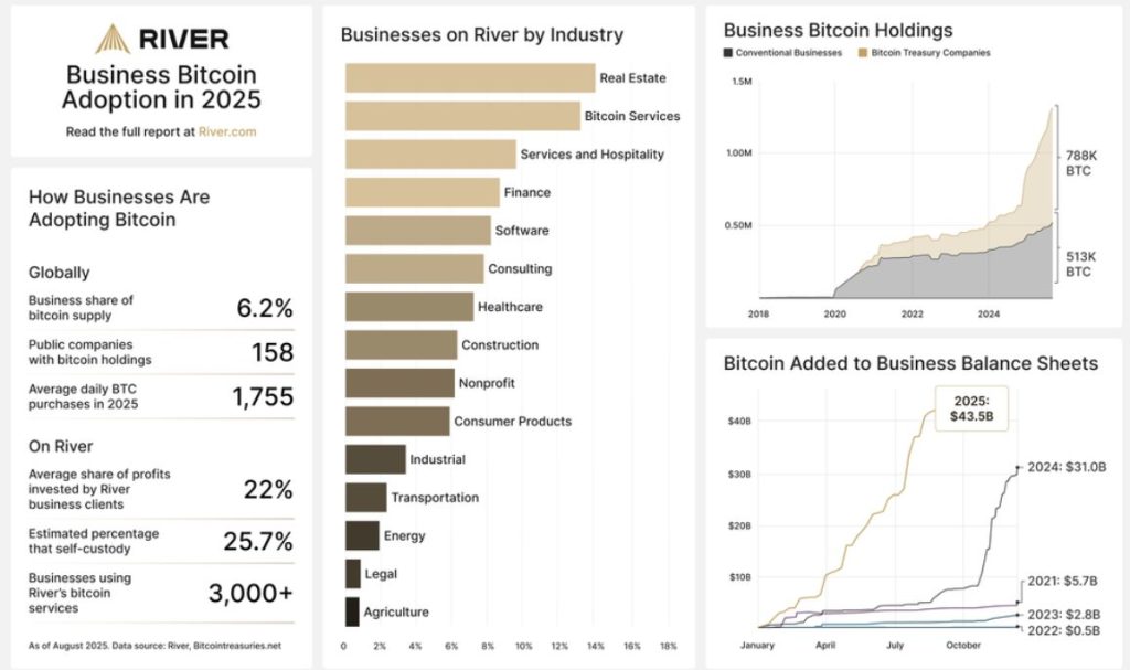 Businesses Buy 1,755 Bitcoin Daily, Adding $1.3 Trillion in 20 Months - BTC Above $125K Next?