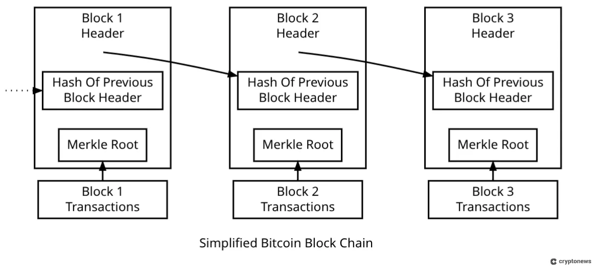 simplified bitcoin block chain