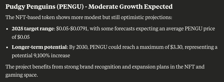 claude ai predicts pengu