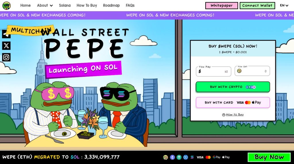 next 100x cryptos to buy wepe