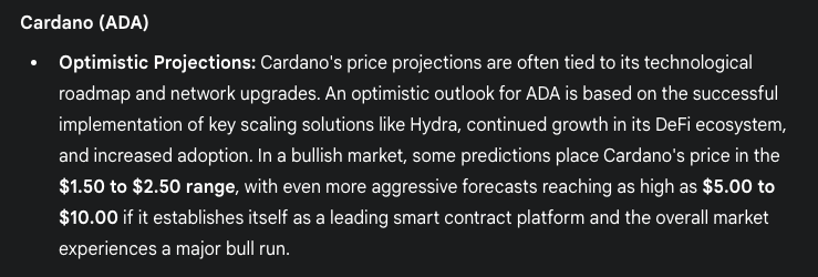 gemini ai predicts ada