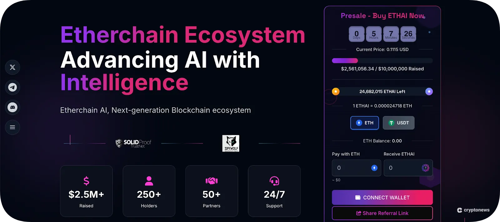 etherchain official presale