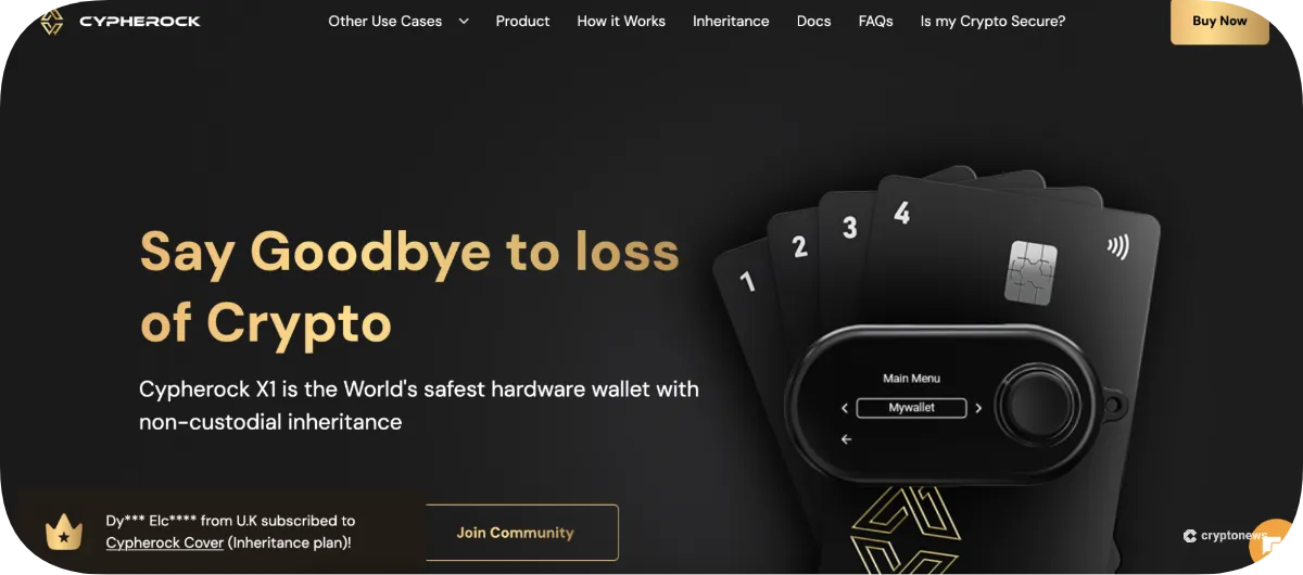 Cypherock X1 compared to NGRAVE zero