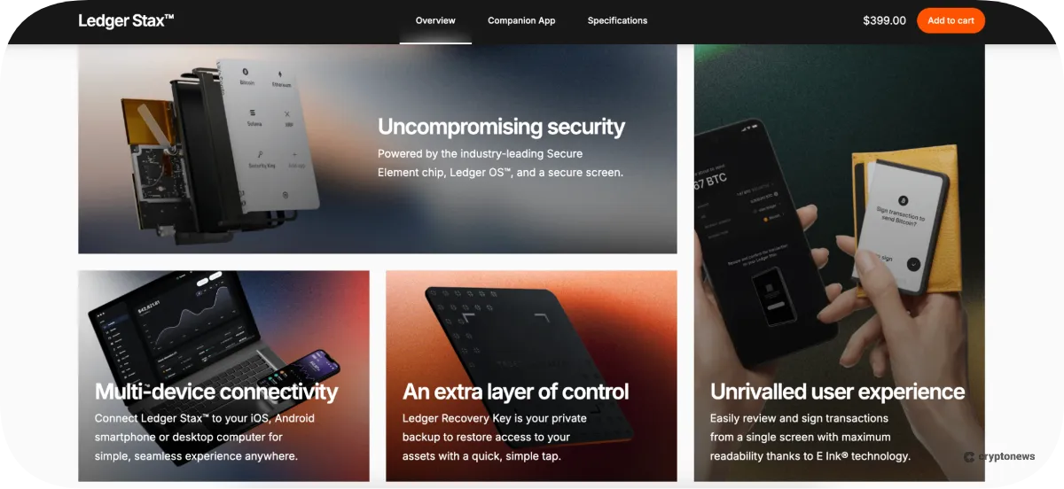 ledger stax versus NGRAVE Zero
