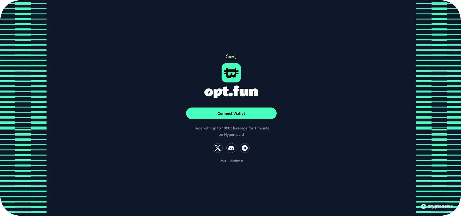 opt.fun 1000x crypto trading platform
