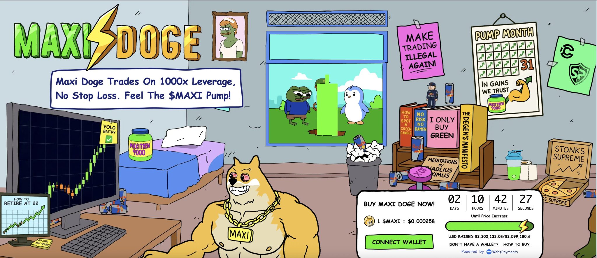 presale Maxi Doge ($MAXI) bukan sekadar meme coin biasa. Proyek ini digambarkan sebagai anjing energik yang tak bisa berhenti memantau grafik candlestick sampai harga melesat vertikal.