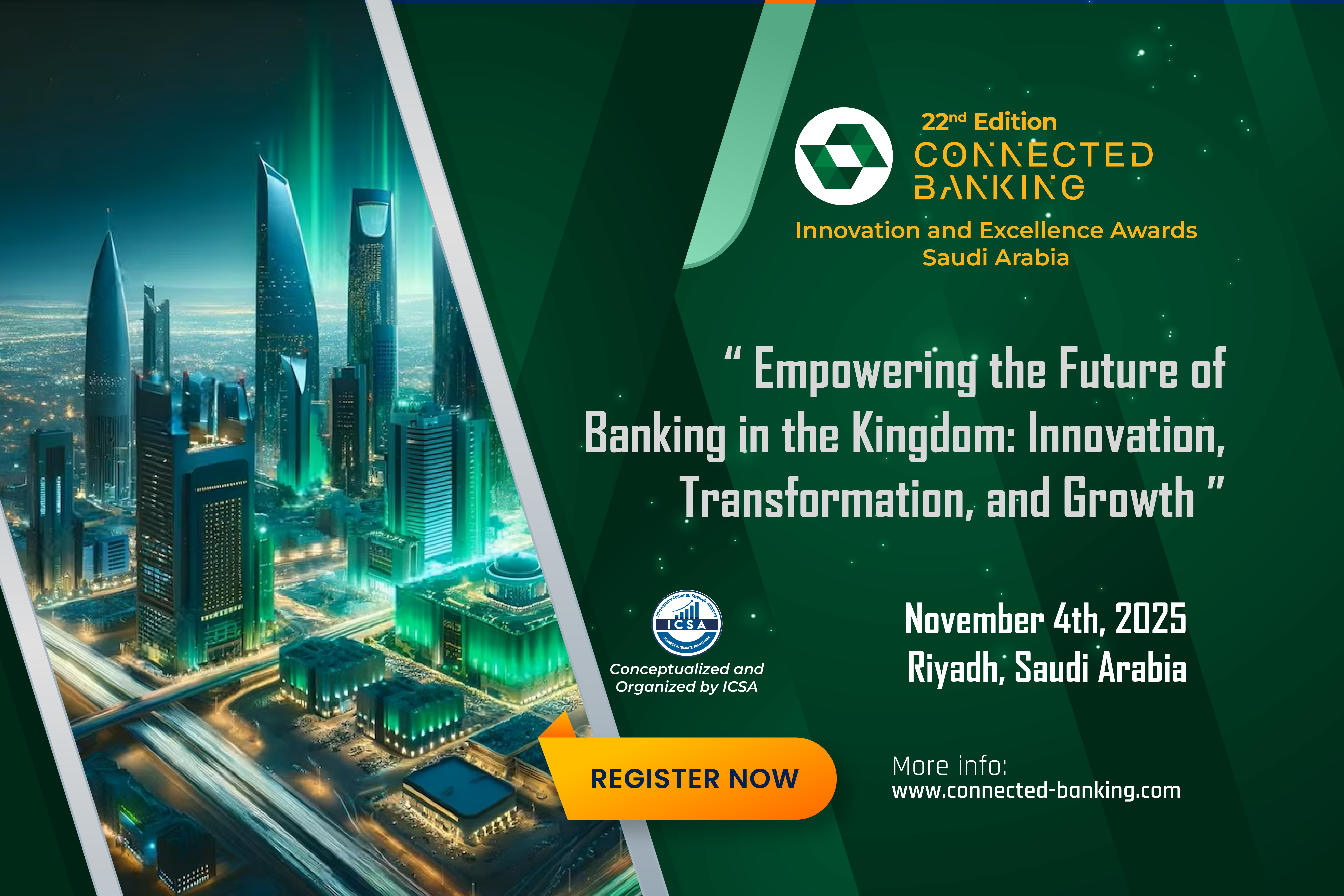 22nd Edition Connected Banking Summit – Innovation & Excellence Awards 2025