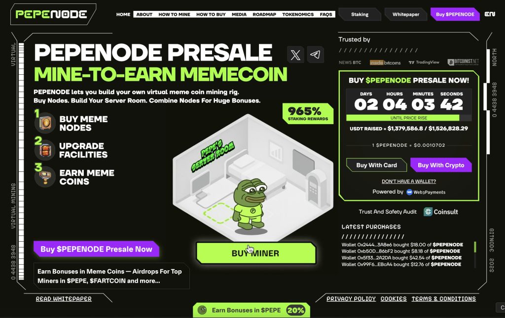 pepenode crypto presale