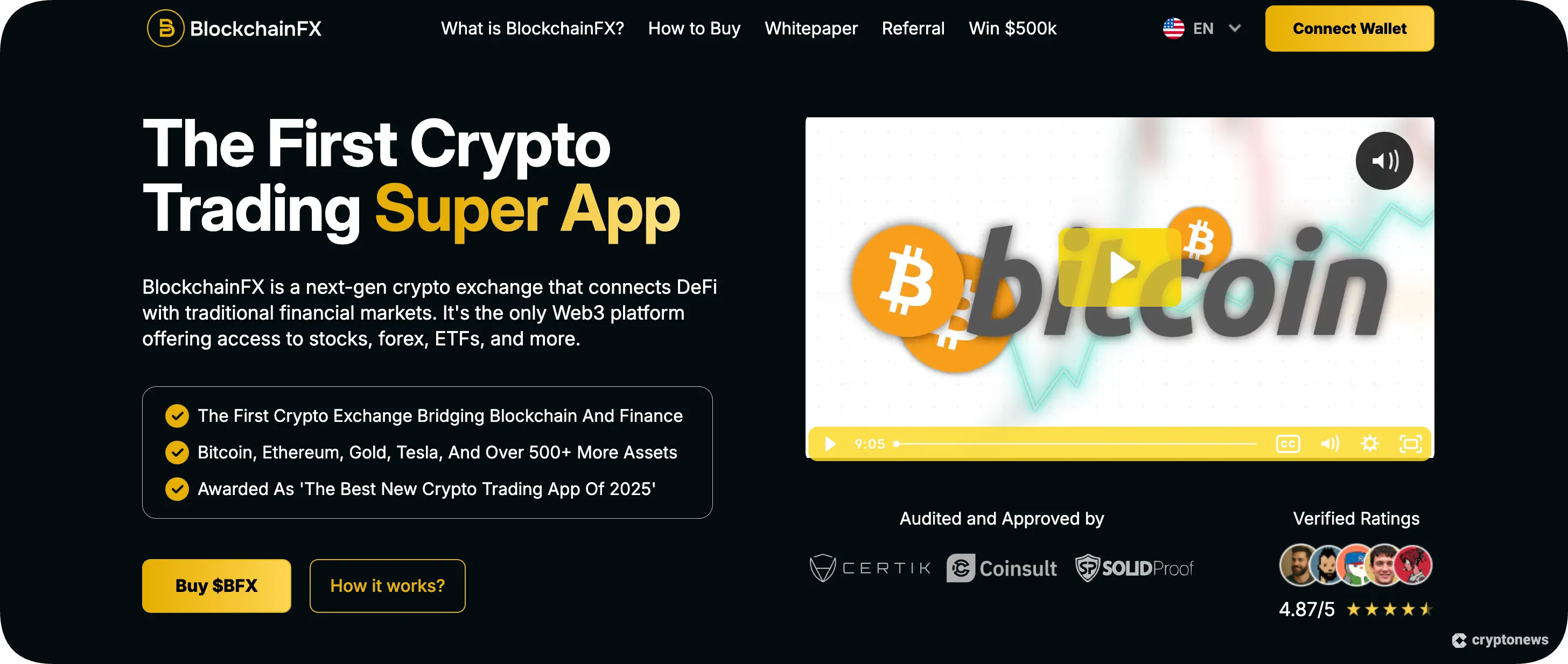 BlockchainFX, one of the upcoming coinbase listings