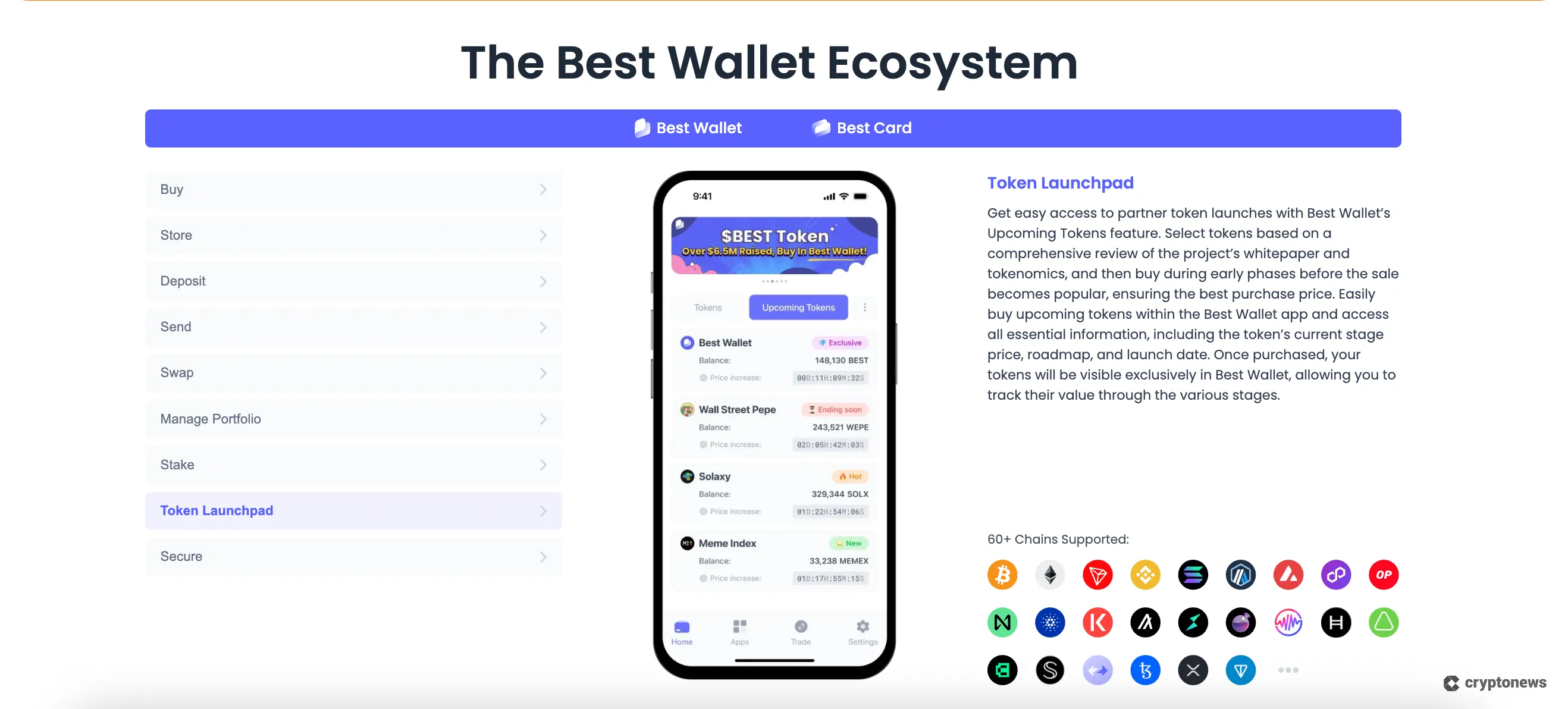 Best Wallet is the Best Solana Launchpad for Presales 