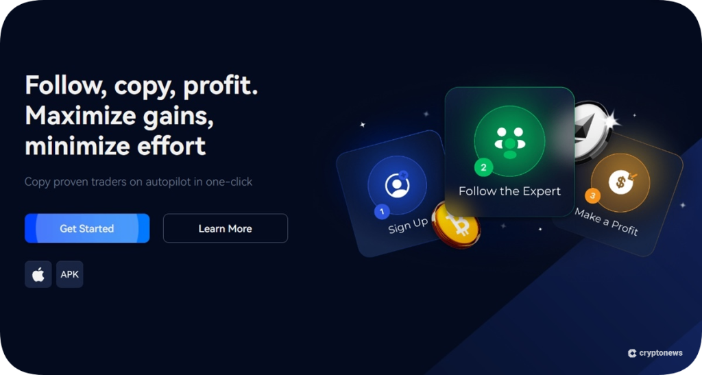 margex one-click trading homepage