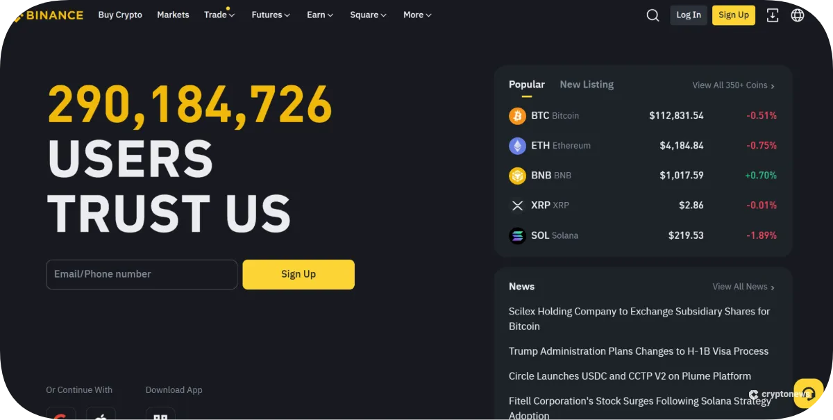 binance is one of the top meme coin trading platform