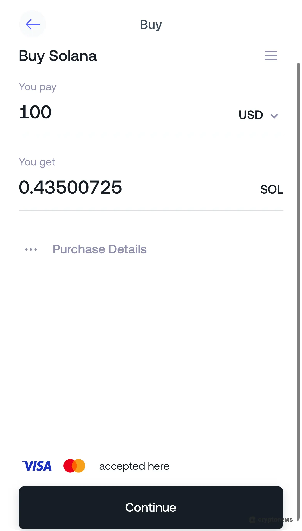 buy solana on best wallet