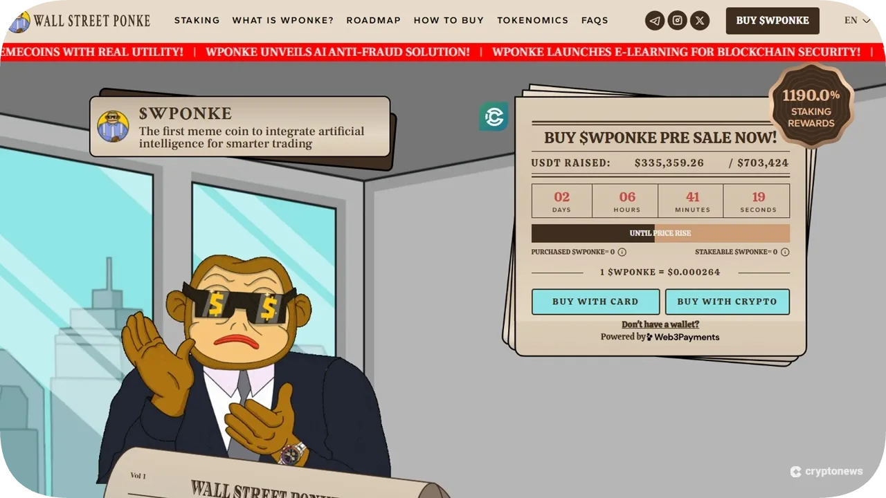 Wall Street Ponke presale