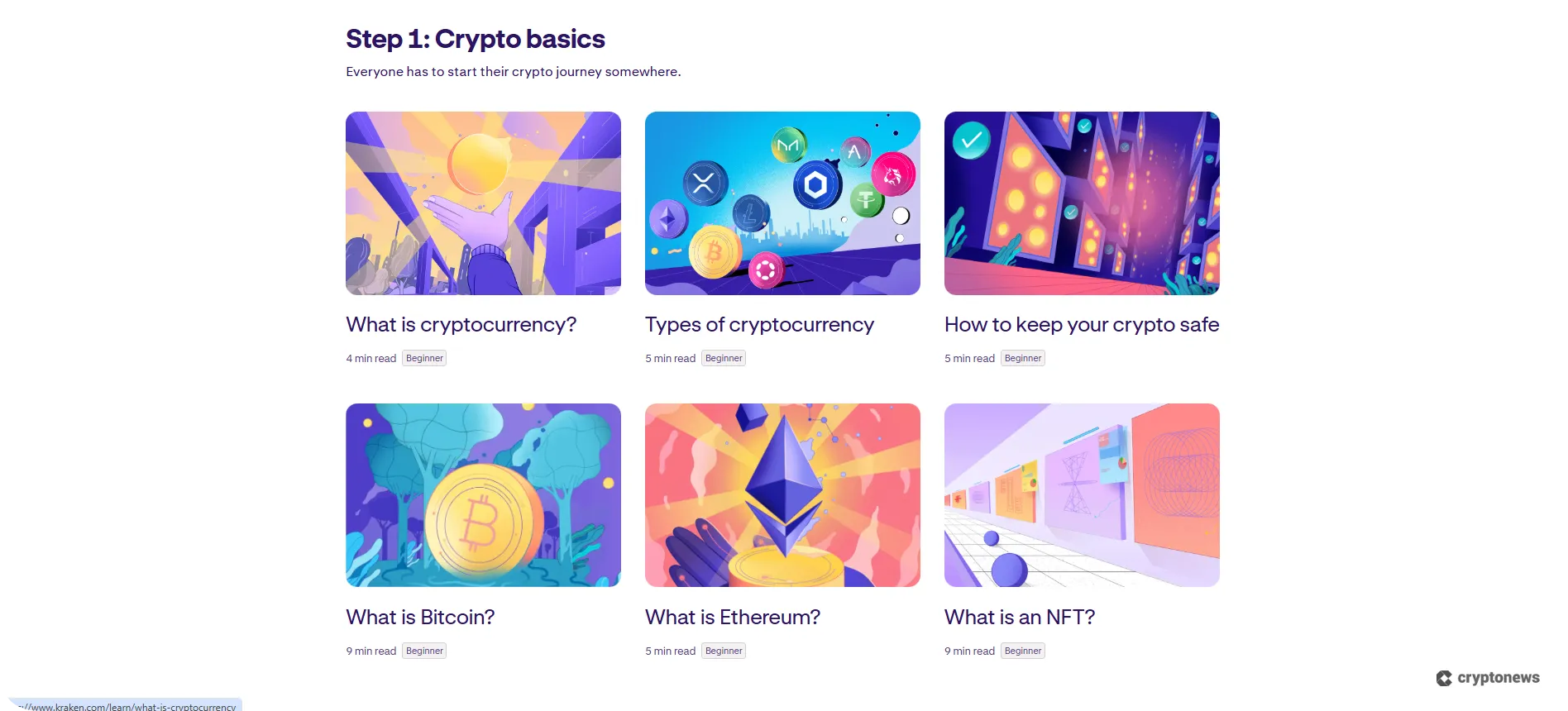 kraken exchange crypto basics articles