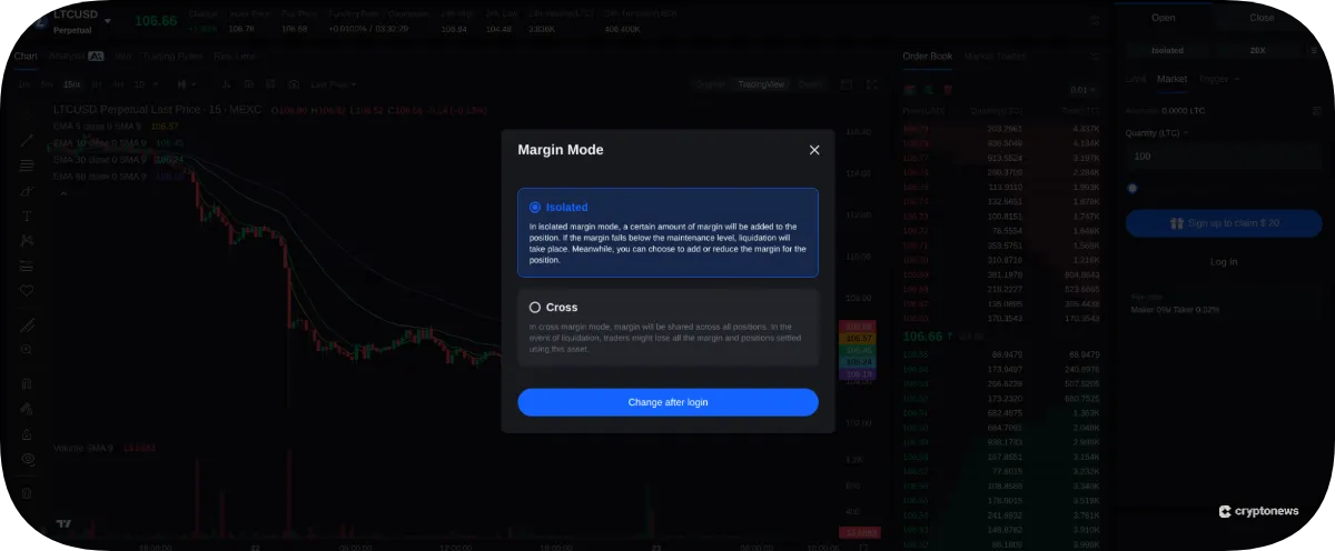 choose the margin mode