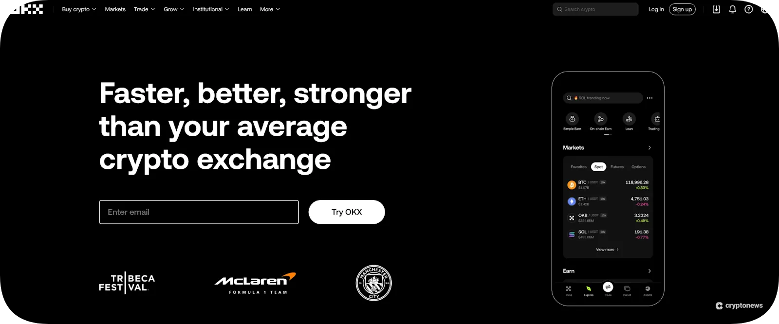 OKX is one of the top Crypto Spot and Futures Trading Platform