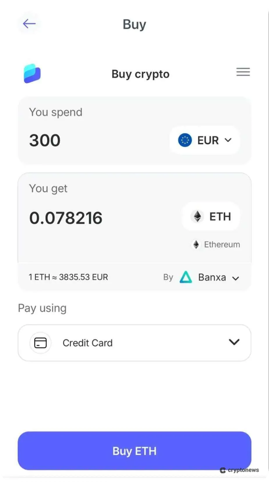 Deposit or Buy Crypto