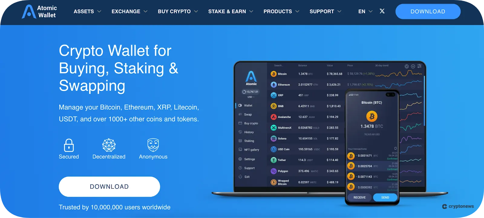 Keplr vs Atomic Wallet