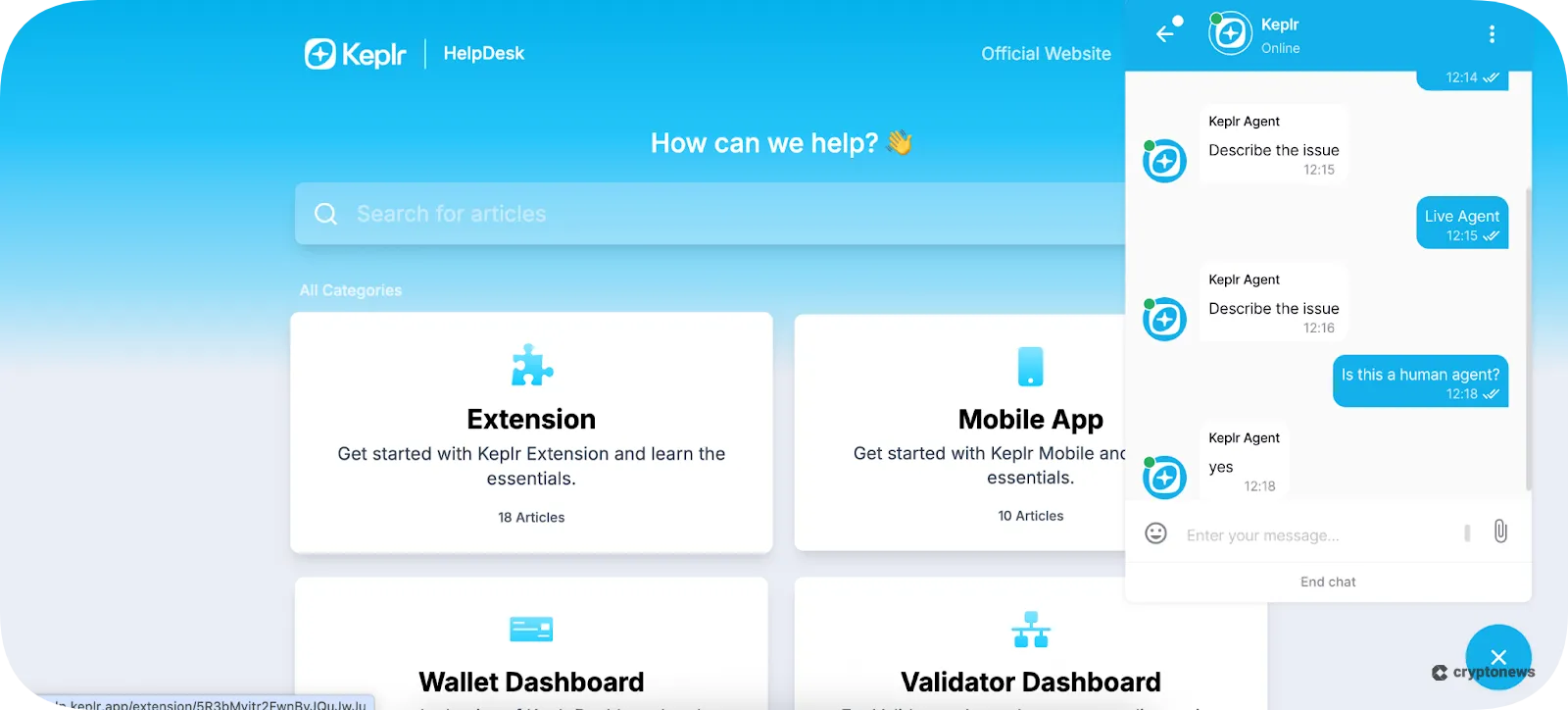 Keplr Wallet Customer Support