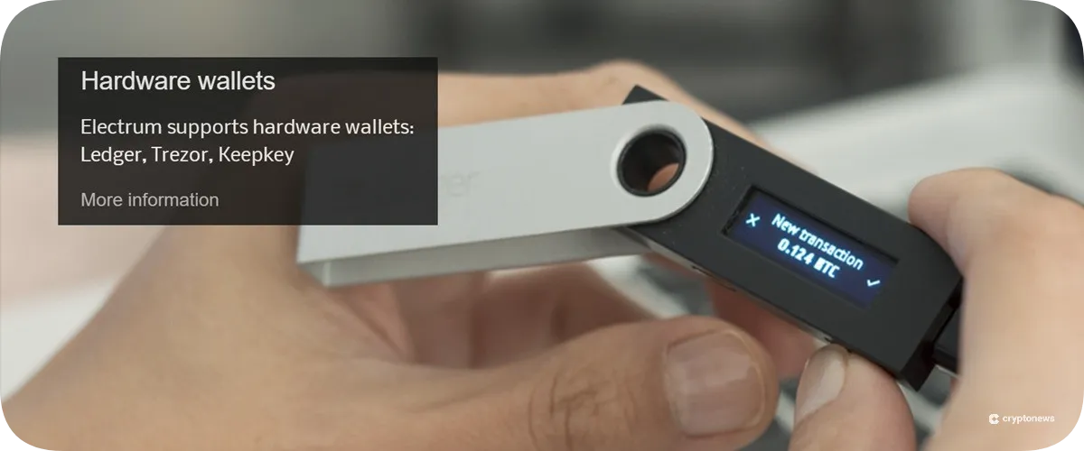 Third-Party Hardware Wallet Support on electrum