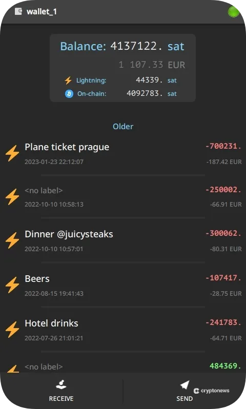 electrum user friendliness