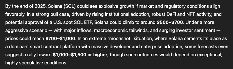 ChatGPTs Bold Predictions: XRP, Solana, and Litecoin Set for Explosive Rallies by 2025! ChatGPT predicts Solana price potential