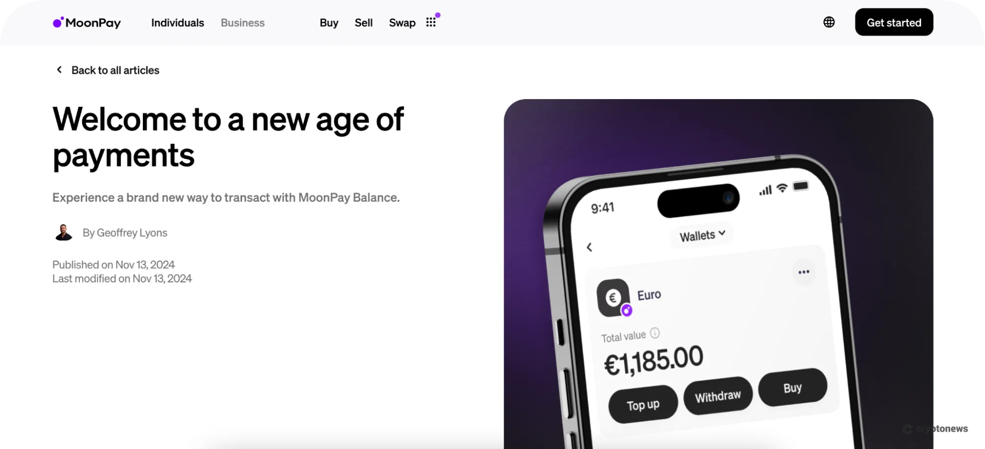 moonpay balance