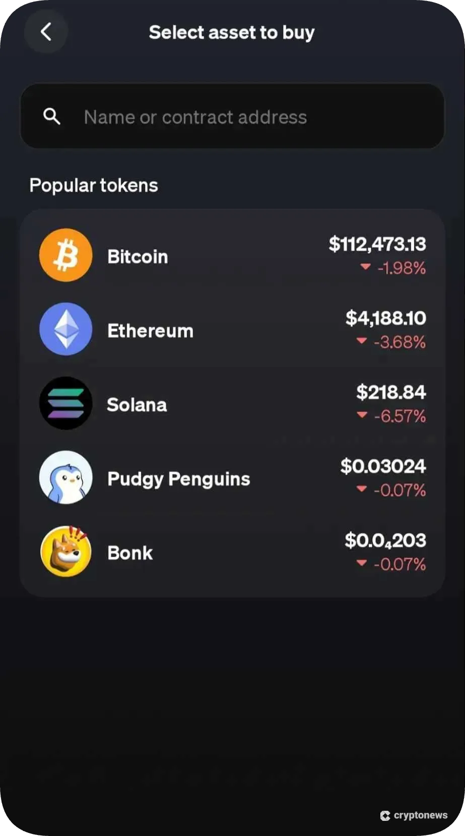 Choose a Crypto to Buy