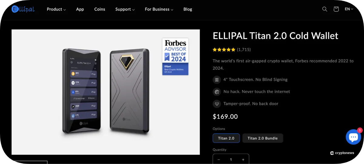 ELLIPAL is a great litecoin wallet to use