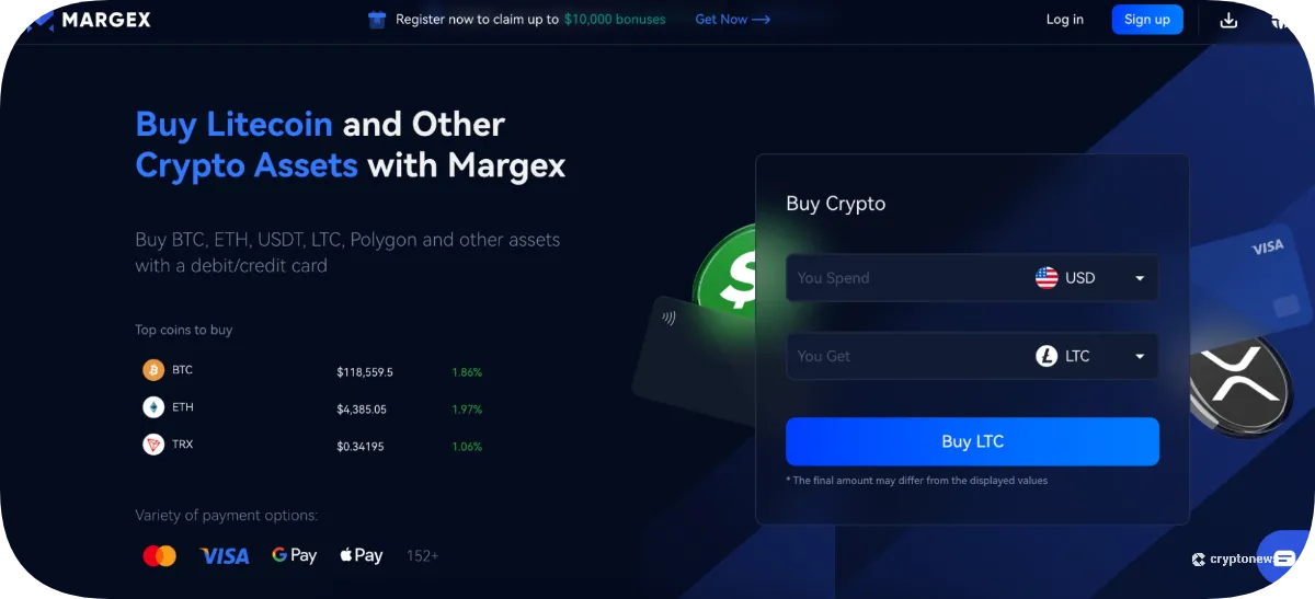 margex is one of the top litecoin wallets