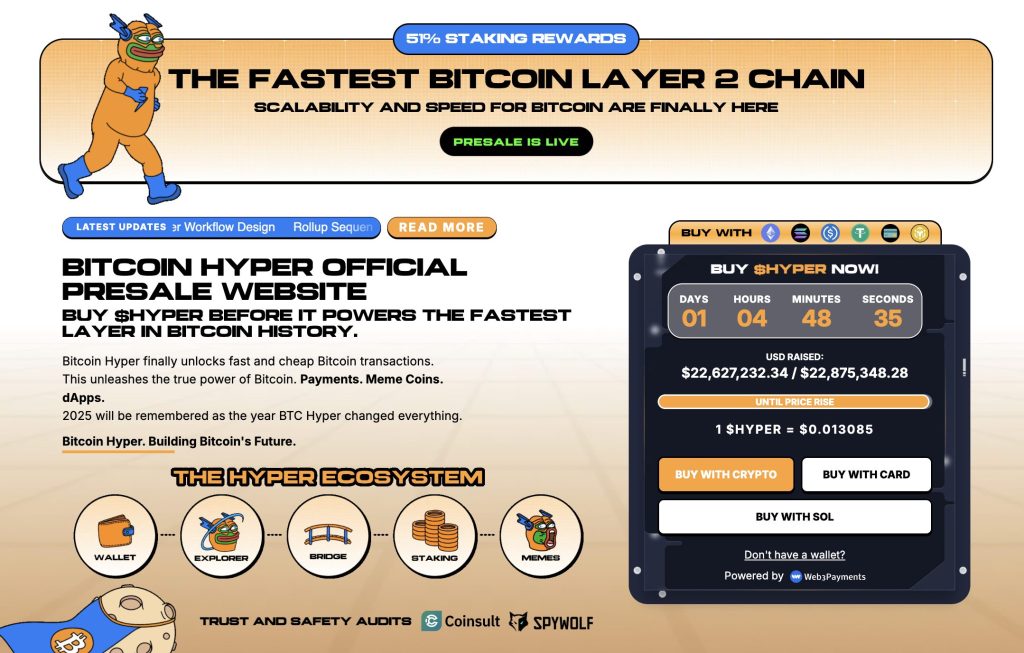 bitcoin hyper crypto presale